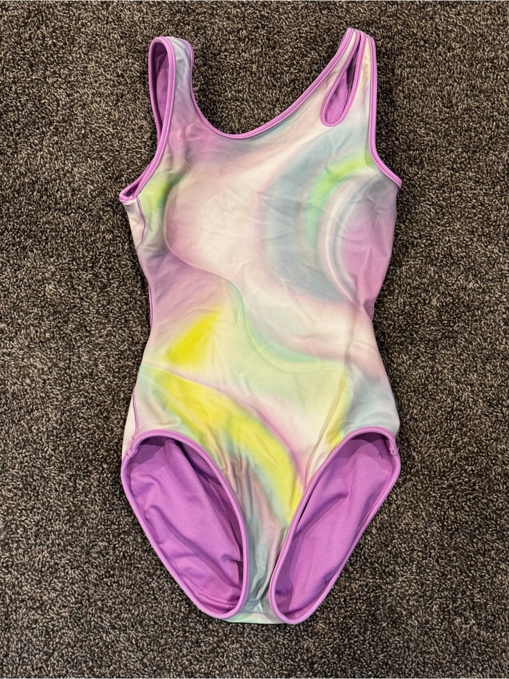 Athleta Girls' Pastel One-Piece Swimsuit - 7
